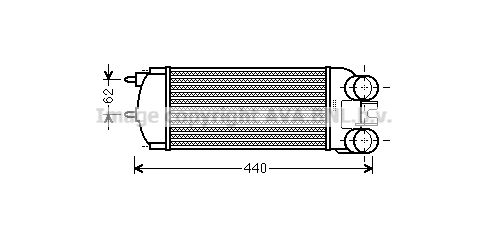 AVA QUALITY COOLING Välijäähdytin CN4269